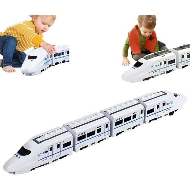 Simulation High Speed Railway Harmonious Toy Model Educational Toy With Lights And Sounds Assembly Of High Speed Children's Toy Car For