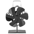 thumbnail image 2 of Ventilador de estufa calor de 6 , estufa de leña, ventilador de chimenea para aire caliente, ventilador de estufa ecológica, quema Soledad Ventilador de chimenea, 2 of 8
