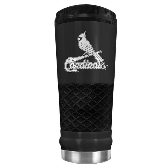 Black St. Louis Cardinals Stealth Matte 24oz Tumbler