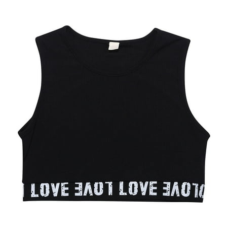 

Girls Tank Tops Ribbed Knit Sleeveless Tank Tops Girl s Vest for Causal Workout Sports Skin-Friendly Baby Boys Girls T Shirts Clothes