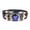 L#136, variant on Night Glow Zodiac Leather Bracelet, Glow in the Dark Handmade for Men Women, Astrology Couple Gift, 12 Zodiacs Night Light Wristband, 9.84" Casual Wear