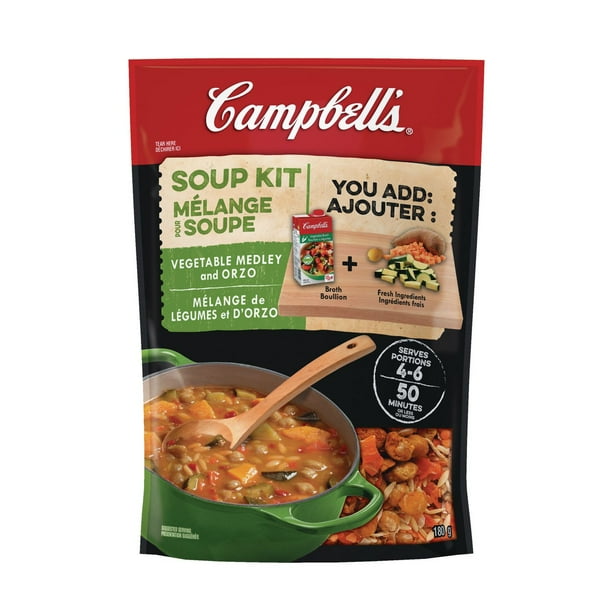 Mélange pour soupe mélange épicé de légumes et d'orzo de Campbell'sMD 180 g