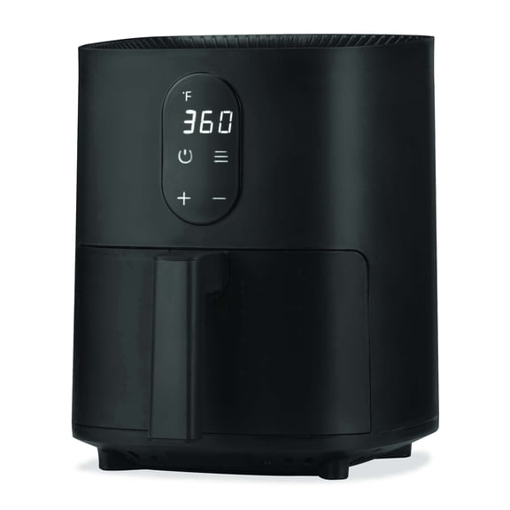 Magnavox 2.64Qt/2.5L 1,000-Watt Air Fryer with Touchscreen Controls, Rapid Air Technology, Non-Stick Coating, 8 Functions, Black