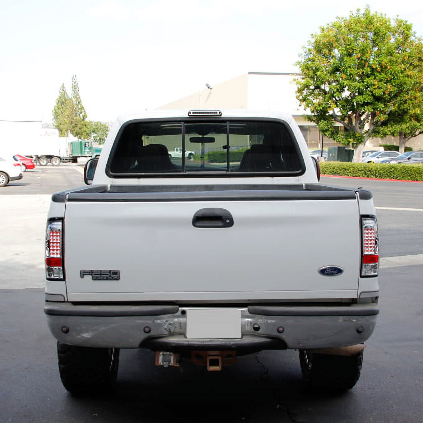 AKKON - For 97-03 Ford F150 F-150 Pickup Truck Styleside Model Chrome Clear LED Tail Lights Brake Lamps Pair