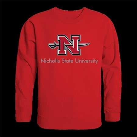 W Republic Products  College Crewneck, Nicholls State University, Red - 2X
