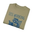 thumbnail image 4 of Unisex Less Working More Reading Funny Raccoon Comfort Colors Shirt, 4 of 8