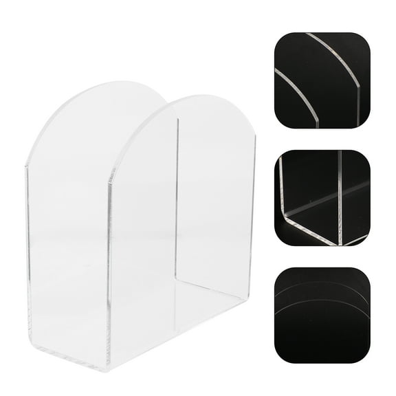 MUSEYA Desktop Napkin Holder Acrylic Transparent 1Set