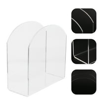 MUSEYA Desktop Napkin Holder Acrylic Transparent 1Set