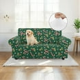 thumbnail image 3 of XYZCANDO Christmas Candy Cane Armchair Slipcover, 1 Piece Stretch Chair Cover Armchair Cover for Living Room, 2 Seater Furniture, 3 of 5