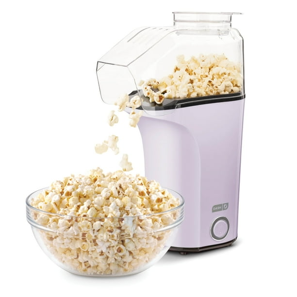 DASH - Máquina para palomitas de maíz con taza medidora a porción y frijoles de maíz + mantequilla derretida, 16 tazas - Lavanda