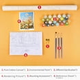 thumbnail image 4 of TISHIRON Paint by Numbers for Adults,16x20 inch Canvas Wall Art Chrysanthemum Oil Painting by Numbers Kit for Home Wall Decor (Frameless), 4 of 6