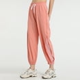 thumbnail image 6 of Women'S Hiking Sweatpants Fast Drying Drawstring Outdoor Travel and Yoga Fitness Trousers. Peony Pink M, 6 of 8