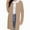 Beige, variant on Women's Open Front Coatigan Sweater Long Sleeve Casual Knit Lapel Cardigan Coat with Pockets