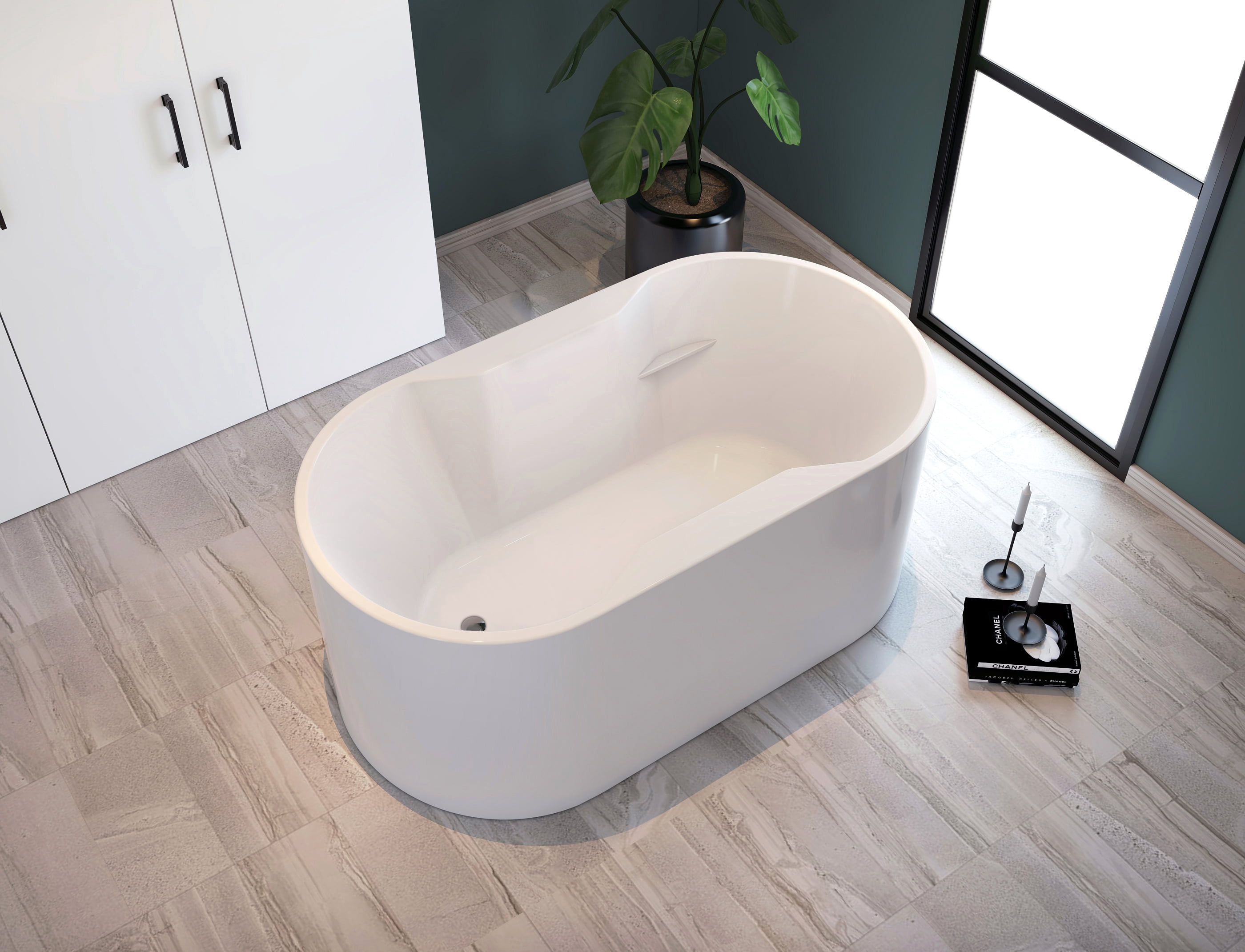A&E Bath Reina Freestanding Tub 56"