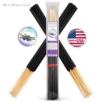 Black Raspberry Vanilla Exotic Incense Sticks Jumbo 19 Inch Long - Bulk 1 Bundle 27 to 30 Sticks - Natural 19" Extra Large With A Smooth Aroma That Burns for 3 to 4 Hours Each.