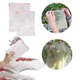 thumbnail image 1 of 100 Pcs Fruit Protection Bag Mesh Bag Against Insects Plant Protection Bag With Drawstring Anti-insect Mesh Bags Insect Bag 20*30cm10*15cm For Grapes,, 1 of 5