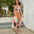 thumbnail image 5 of Leopard Print Pattern Sleeveless Dress Woman Fashion Long Dresses Women's Summer Suit Dress 2025, 5 of 7