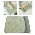 thumbnail image 1 of Dog Cooling Mat, Breathable Portable Rattan Bed Pet Summer Sleeping Mat With Neck Support, 1 of 8