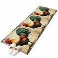 thumbnail image 2 of 2'x6' Rug Runners for Hallways Kitchen, Vintage Rooster Non Slip Entryway Beside Floor Carpet Runner, Retro Farmhouse Country Animal Washable Laundry Room Bedroom Throw Rugs Mat for Family Pet, 2 of 8