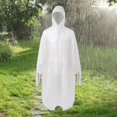 thumbnail image 2 of Ediodpoh Cycling Rain Poncho for Outdoor Use Designed for Bicycling Motorcycling and Scooters Durable with Backpack Slot White, 2 of 6