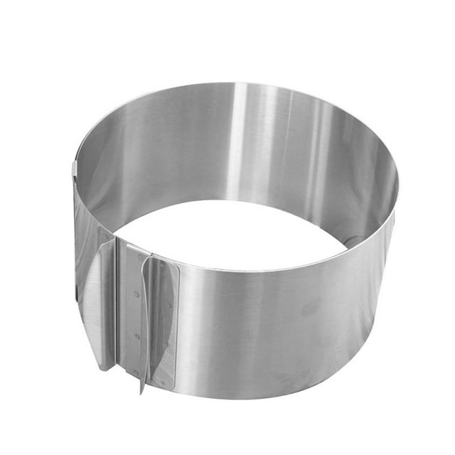 Retractable stainless steel cake ring round cake baking mold tool size adjustable baking utensils kitchen tools