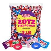 Zotz Fizz Power Candy, Assorted Flavored, Bulk Pack 2 Pounds