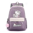 thumbnail image 4 of Cute Hello Kitty Girls Backpack Sweet Soft Large Capacity Student Schoolbag College Students Patchwork Laptop Simple Mochilas, 4 of 5