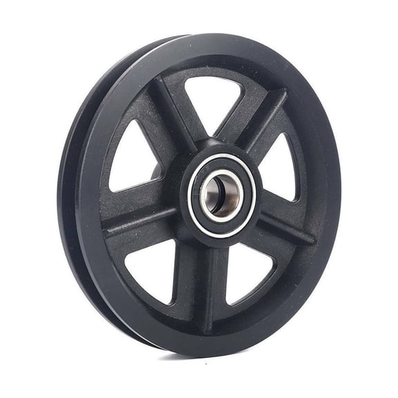 2 Pcs 120mm Sliding Barn Wooden Door Wheel Closet Hardware Track Rollers Door Pulley Wheels Hanging Rail Roller Home Improvement