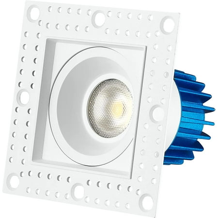 

Rayhil 2.5 Trimless Square Recessed LED Downlight with Junction Box 14W 5 CCT Color Selectable 2700K-5000K