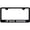 Black, variant on Dodge Big Horn Laser Etched Logo Stainless Steel License Plate Frame (Black)