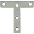 thumbnail image 2 of Stanley Hardware 266445 4" X 4" Zinc Tee Mending Plates Without Screws, 2 of 3