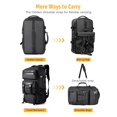 thumbnail image 3 of Ponhog Travel Backpack for Men - 50L Convertible Duffle Bag with Shoe Compartment, Carry On Laptop Backpack with USB Charging Port, Water Resistant Hi, 3 of 8