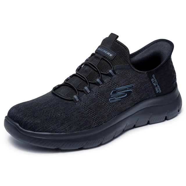 Zapatillas Skechers Summits Key Pace sin cordones para hombre, negras