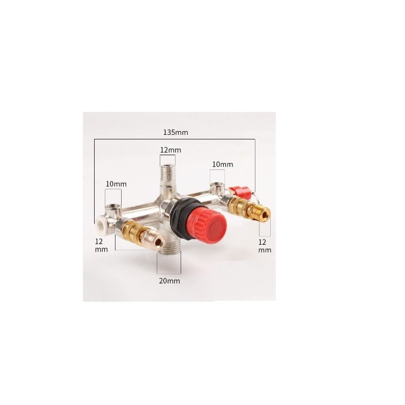 Air Compressor Switch Bracket Air Pressure Safety-Valve Pump Parts Tool Set 