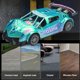 thumbnail image 4 of ToyKingdee Laser Inertia Racing Car Toy Cool Racing Car Model s Rambo Simulation Car Ornaments Mint Green, 4 of 7