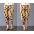 thumbnail image 1 of Pantalones sueltos de verano para mujer, pantalones de algodón, pantalones informales noveno para uso diario, 1 of 6