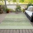 thumbnail image 6 of Addison Rugs Chantille Indoor/Outdoor Transitional Stripes Aloe Washable Rectangle Rug, 5' x 7'6", 6 of 6
