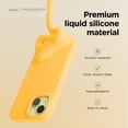 thumbnail image 3 of Funda de teléfono Elago compatible con iPhone 15 de silicona líquida, 3 of 6