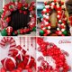 thumbnail image 3 of Kit de arco de guirnalda de globos para fiesta de dulces navideños, 171 Uds., globo de látex blanco, verde rojo y bastón de caramelo, piruleta redonda, globo de lámina de Mylar para Navidad, 3 of 5