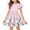 Pink, variant on Abcomgle Summer Dress for Girls 14-16 Casual A-Line Flutter Sleeve Tshirt Dresses Floral Print Pleated Crew Neck Swing Sundresses for 4-14t Kids,Pink