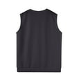 thumbnail image 5 of SAATLERI Sweater Vest Men Sleeveless Lightweight V-Neck Knitted Vest Classical Fashion Solid Color Pullover Slim Fit Tops, 5 of 6