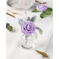 thumbnail image 3 of 25Pcs Artificial Roses Flowers Fake Roses with Stems Real Touch Foam Flowers for DIY Wedding Bouquet Baby Shower Centerpiece Floral Arrangement Party Home Decor(Black), 3 of 5