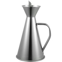 HAKIDZEL Stainless Steel Oil Bottles Leak Proof for Home Users 1Set