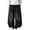 Black, variant on Men Pleated Washed Baggy Wide Leg Denim Jeans Button Fly Five Pocket Vintage Faded Relaxed Hip Hop Urban Street Trousers Black M