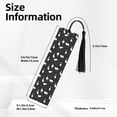 thumbnail image 3 of Kdxio Fashionable Goose Print Metal Tassel Bookmarks,Perfect Gift for Art Lovers and Bookworms Metal Bookmarks for Women, 3 of 8