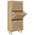 thumbnail image 5 of vidaXL Shoe Cabinet Shoe Organizer Storage with 3 Flip Drawers Hall Cabinet, 5 of 22