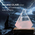 thumbnail image 5 of botella de pronóstico del tiempo de gota de agua de diamante creativo botella de tormenta de pronóstico del tiempo de vidrio grande, 5 of 5