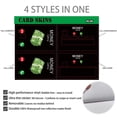 thumbnail image 3 of Money Calling Credit Card Sticker, Bank Card Skin Cover, Waterproof Skins Cover for Bank, EBT, Key, Transportation, ID 4 Pack, 3 of 6