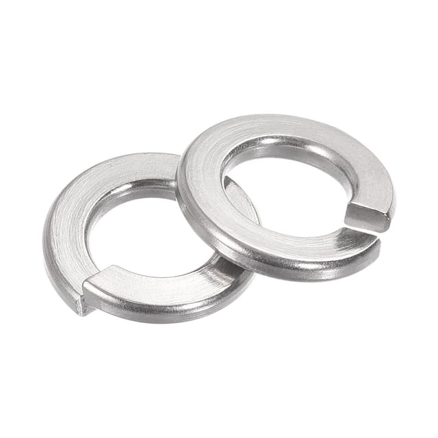 Parts Washer,Hardware Nuts,Washers,Split Lock Washer, 1/4-Inch 304 Stainless Steel Spring Lock Washer 50pcs