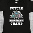 thumbnail image 4 of Inktastic Future Triathlon Champ Run Swim Boys or Girls Baby Bodysuit, 4 of 5